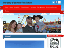 Tablet Screenshot of ollfallfestival.com